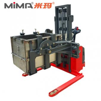 Bin tilting stacker 2T