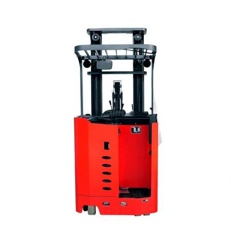 Stand on type reach truck