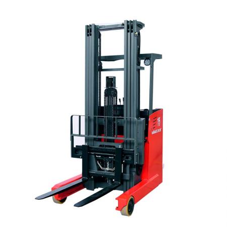 Stand on type reach truck