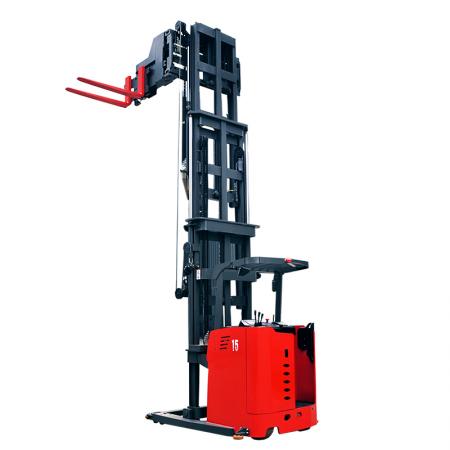 stand-on 3-way pallet stacker